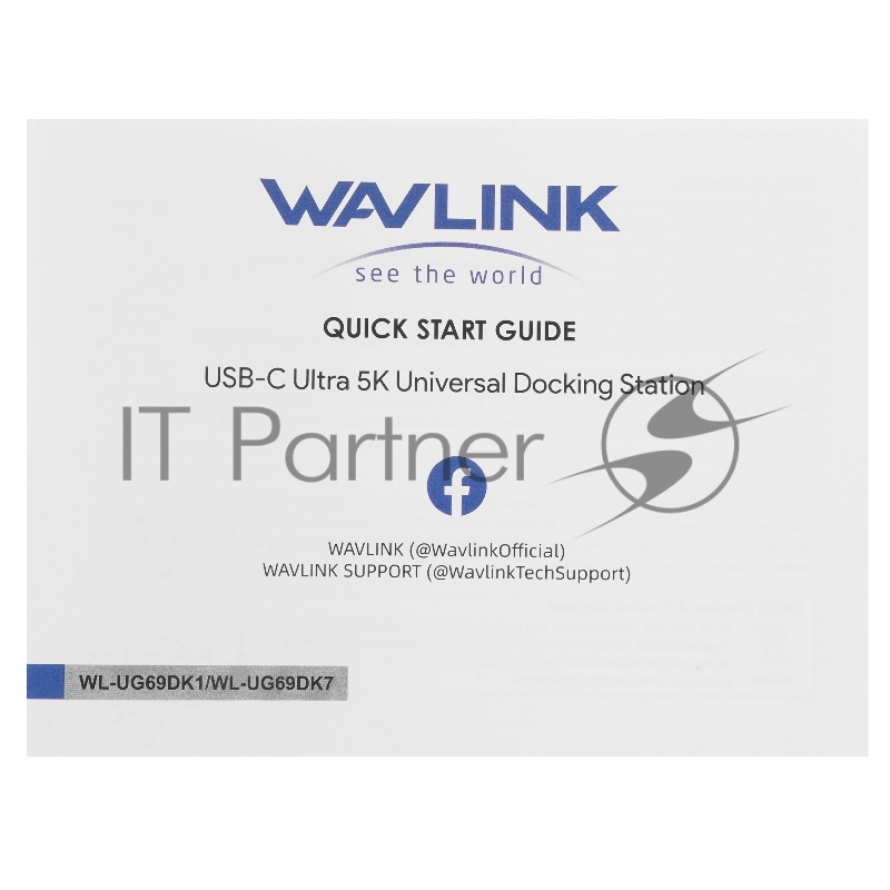 USB-концентратор Docking Station WAVLINK USB-C&USB3.0 Ultra 5K(Dual 4K) Universal Include 20V/2.5A Power Adaper/ 6xUSB3.0/2xDP 4K 60HZ/2xHDMI 4K 60HZ/1xGigabit LAN/1xAudio In/Out/ Not Support Power Delivery