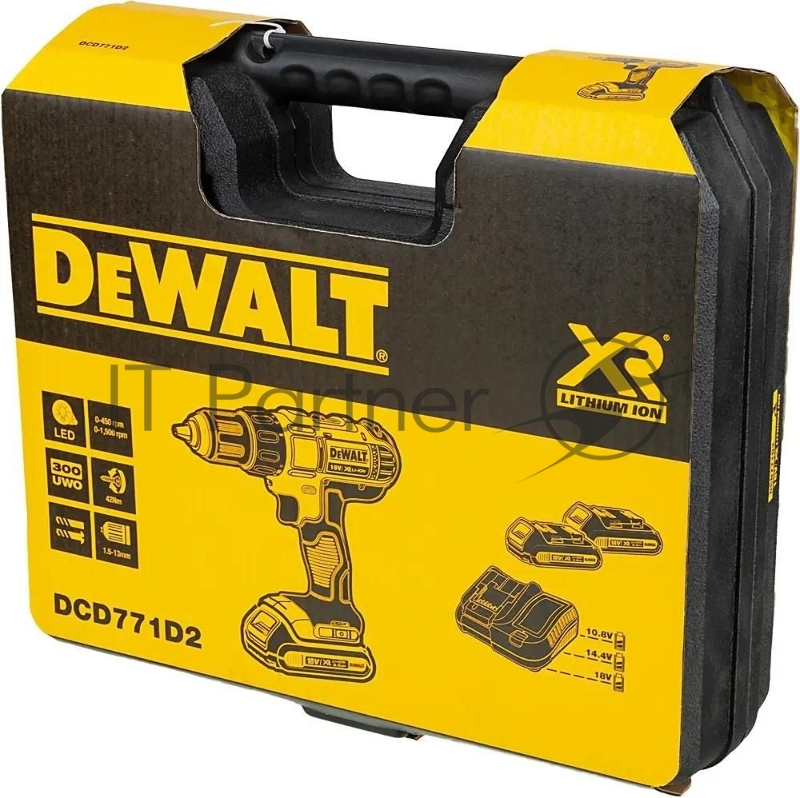 Дрель-шуруповерт DeWalt DCD771D2-QW