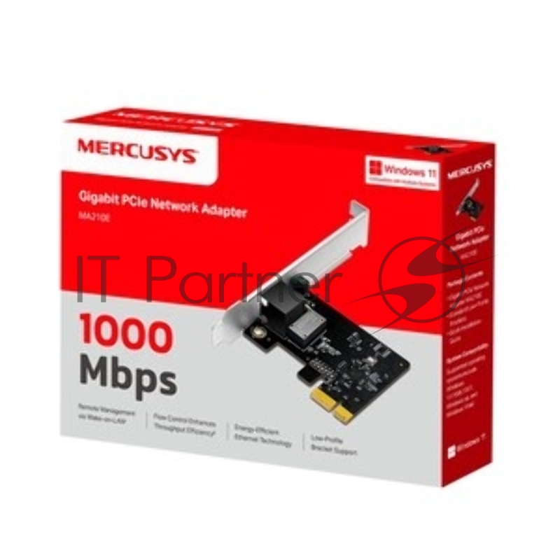 Адаптер Gigabit PCIe Network Mercusys MA210E