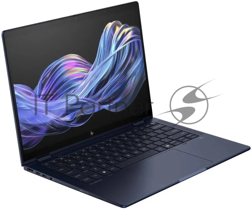 Ноутбук HP EliteBook X Flip G1i U7-258V,14 2.5K (2560x1600) (Англ.кл.) IPS Touchscreen 400cd 120Hz IR AG,32Gb LPDDR5x-8533,512Gb SSD NVMe,68Wh,!ENG! Kbd Backlit,1.4kg,Blue,1y,Win11Pro