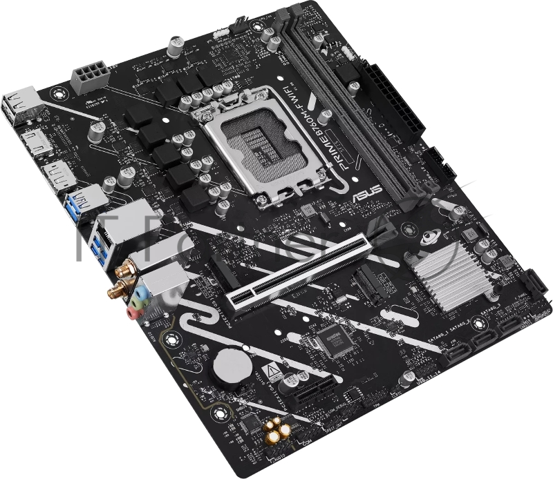 Материнская плата Asus PRIME B760M-F WIFI Soc-1700 Intel B760 2xDDR5 mATX AC`97 8ch(7.1) GbLAN RAID+HDMI+DP