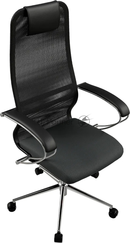 Кресло офисное SU-B-8/подл.131/осн.009, черный DA.16.1.2A2 zDA.16.1.2A2