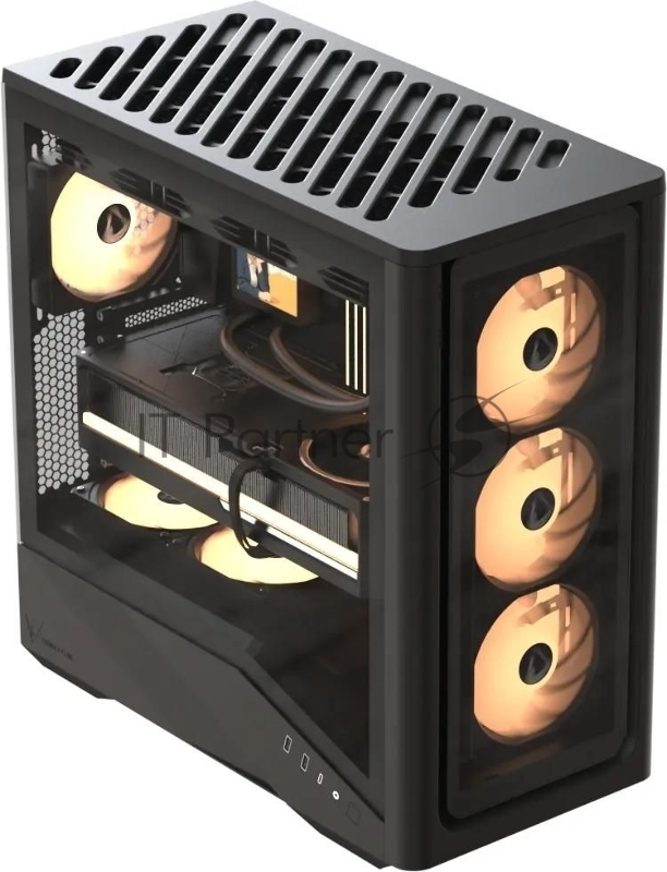 Компьютерный корпус AeroCool/Formula Air Power G9 DUO черный без БП ATX 5x120mm 3x140mm 2xUSB3.0 1xUSB3.1 audio bott PSU