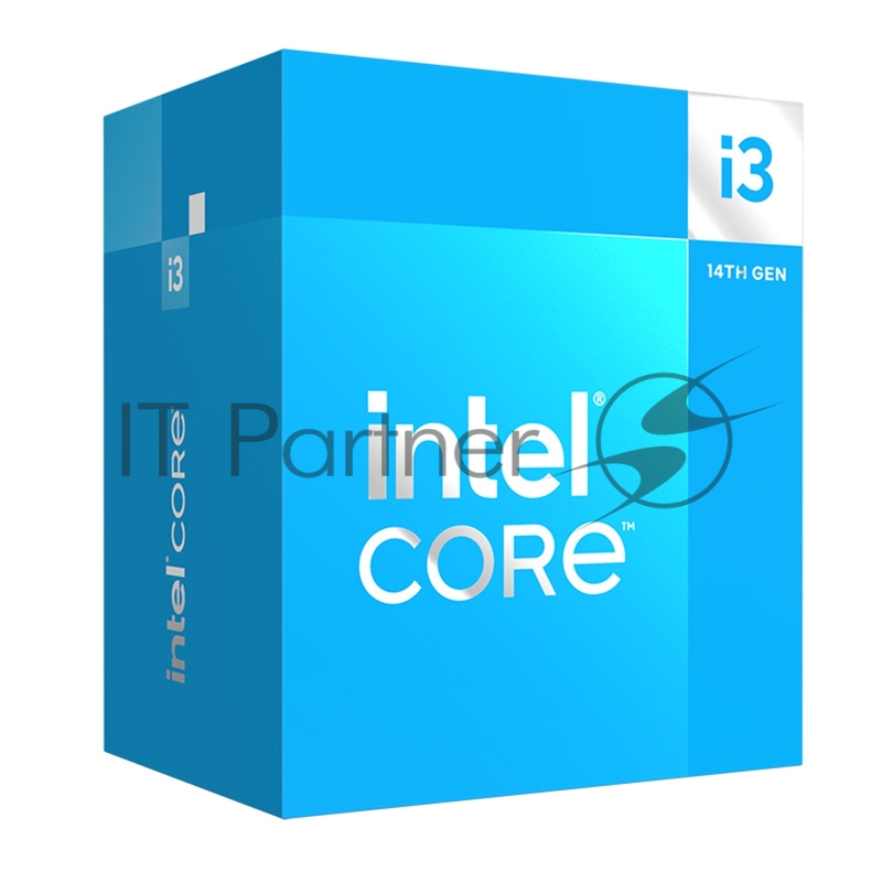 Процессор CPU LGA1700 Intel Core i3-14100 (Raptor Lake, 4C/8T, 3.4/4.7GHz, 5MB, 110W, UHD Graphics 730) BOX
