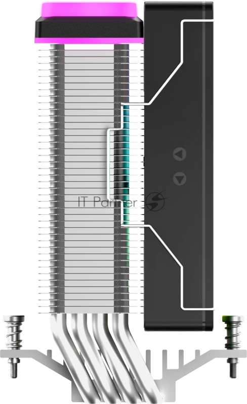 Кулер для процессора Ocypus Delta A40 SE BK ARGB, 120mm ARGB FAN, Top ARGB Panel, 4 HEAT PIPES, 4-PIN PWM, 800-1800 RPM, 31DBA, HYDRO BEARING, LGA115X/1200/1700/18XX, AM4/AM5