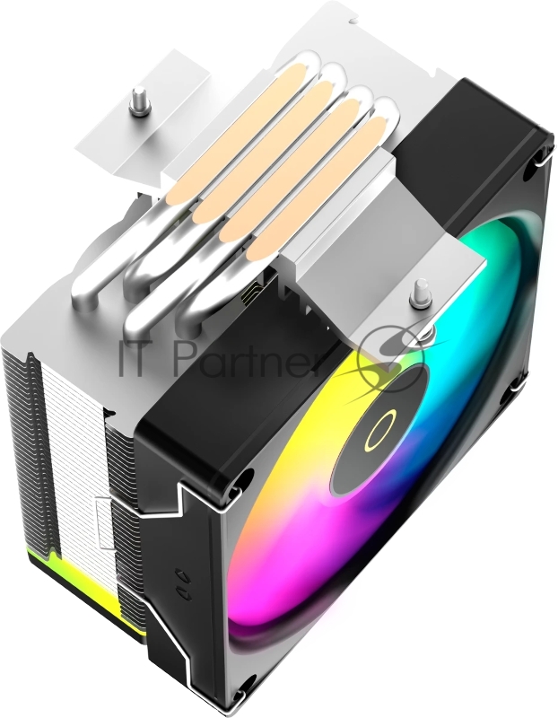 Кулер для процессора Ocypus Delta A40 SE BK ARGB, 120mm ARGB FAN, Top ARGB Panel, 4 HEAT PIPES, 4-PIN PWM, 800-1800 RPM, 31DBA, HYDRO BEARING, LGA115X/1200/1700/18XX, AM4/AM5