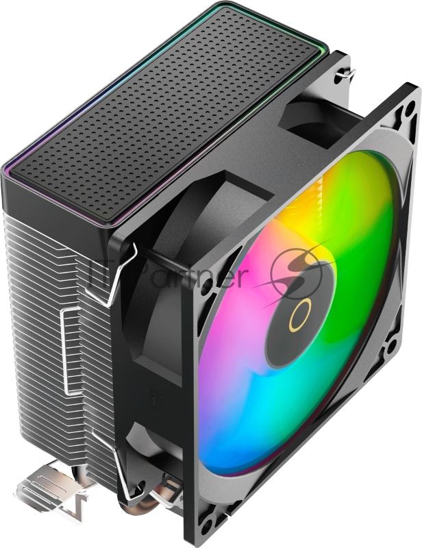 Кулер для процессора Ocypus Gamma A20 BK ARGB, 92mm FARGB FAN, Top FARGB Panel, 2 HEAT PIPES, 3-PIN, 1900 RPM, 21DBA, HYDRO BEARING, LGA115X/1200/1700/18XX, AM4/AM5