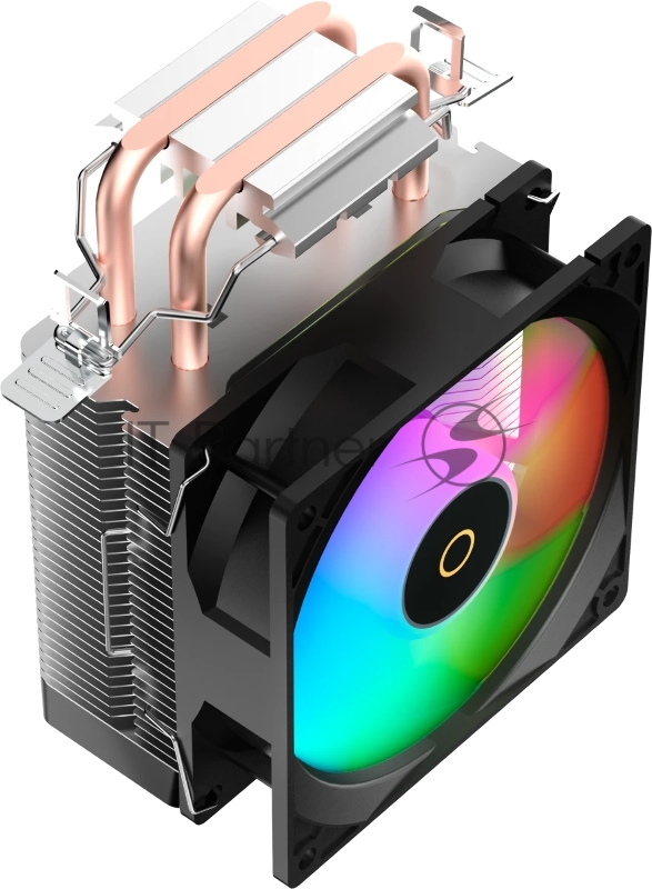 Кулер для процессора Ocypus Gamma A20 BK ARGB, 92mm FARGB FAN, Top FARGB Panel, 2 HEAT PIPES, 3-PIN, 1900 RPM, 21DBA, HYDRO BEARING, LGA115X/1200/1700/18XX, AM4/AM5