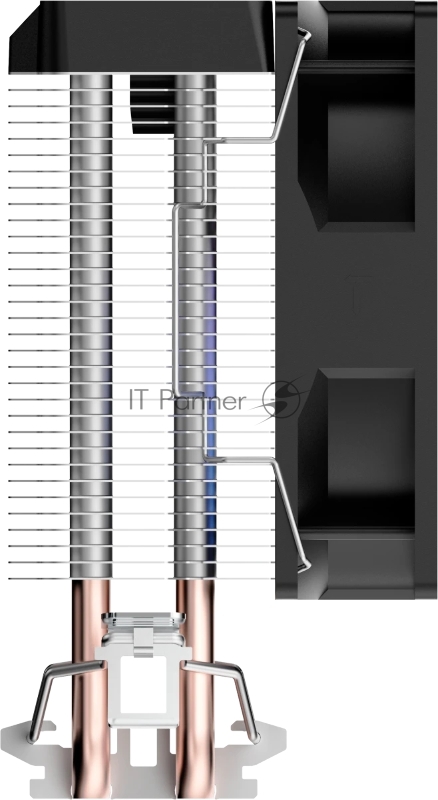 Кулер для процессора Ocypus Gamma A20 BK ARGB, 92mm FARGB FAN, Top FARGB Panel, 2 HEAT PIPES, 3-PIN, 1900 RPM, 21DBA, HYDRO BEARING, LGA115X/1200/1700/18XX, AM4/AM5