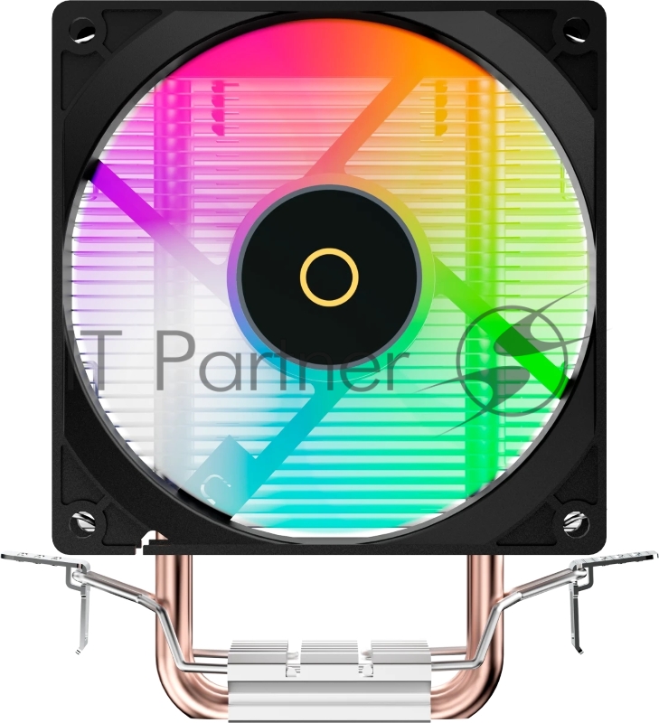 Кулер для процессора Ocypus Gamma A20 BK ARGB, 92mm FARGB FAN, Top FARGB Panel, 2 HEAT PIPES, 3-PIN, 1900 RPM, 21DBA, HYDRO BEARING, LGA115X/1200/1700/18XX, AM4/AM5