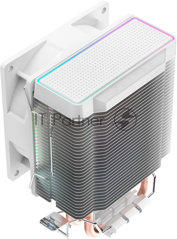 Кулер для процессора Ocypus Gamma A20 WH ARGB, 92mm FARGB FAN, Top FARGB Panel, 2 HEAT PIPES, 3-PIN, 1900 RPM, 21DBA, HYDRO BEARING, LGA115X/1200/1700/18XX, AM4/AM5