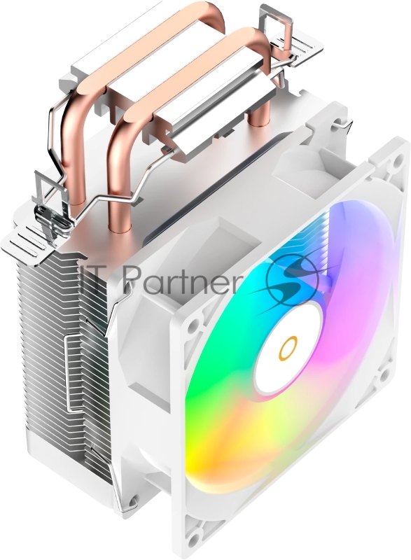 Кулер для процессора Ocypus Gamma A20 WH ARGB, 92mm FARGB FAN, Top FARGB Panel, 2 HEAT PIPES, 3-PIN, 1900 RPM, 21DBA, HYDRO BEARING, LGA115X/1200/1700/18XX, AM4/AM5