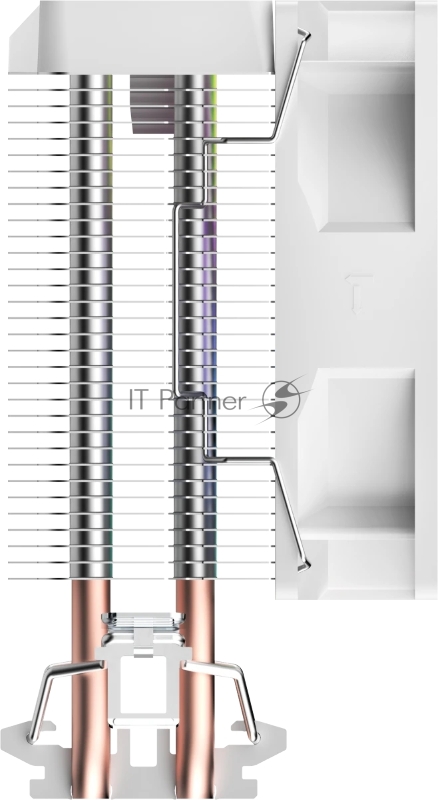 Кулер для процессора Ocypus Gamma A20 WH ARGB, 92mm FARGB FAN, Top FARGB Panel, 2 HEAT PIPES, 3-PIN, 1900 RPM, 21DBA, HYDRO BEARING, LGA115X/1200/1700/18XX, AM4/AM5