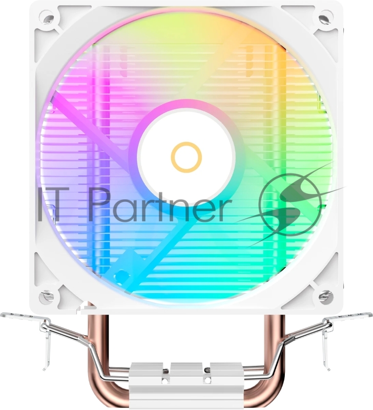 Кулер для процессора Ocypus Gamma A20 WH ARGB, 92mm FARGB FAN, Top FARGB Panel, 2 HEAT PIPES, 3-PIN, 1900 RPM, 21DBA, HYDRO BEARING, LGA115X/1200/1700/18XX, AM4/AM5