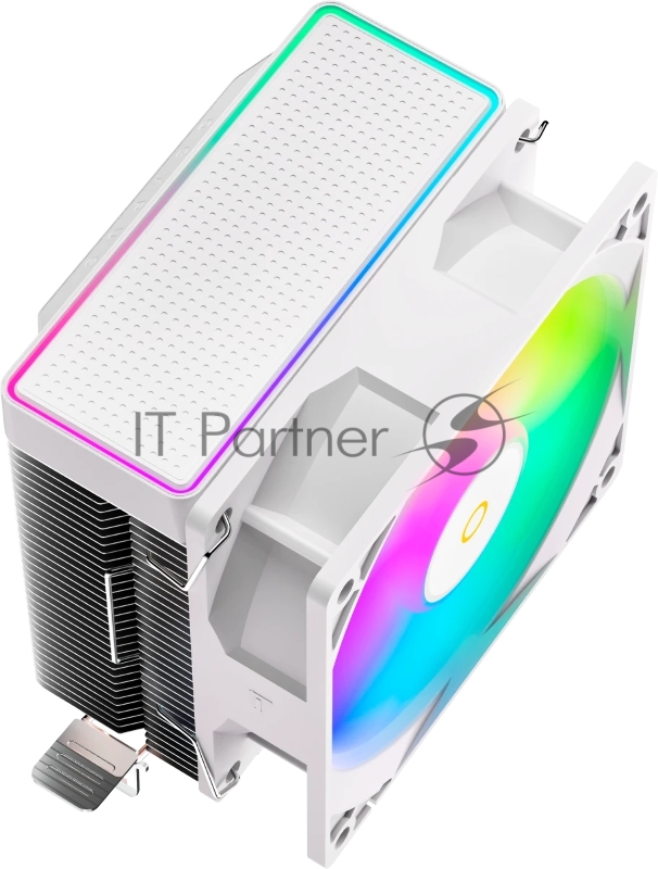 Кулер для процессора Ocypus Gamma A20 WH ARGB, 92mm FARGB FAN, Top FARGB Panel, 2 HEAT PIPES, 3-PIN, 1900 RPM, 21DBA, HYDRO BEARING, LGA115X/1200/1700/18XX, AM4/AM5