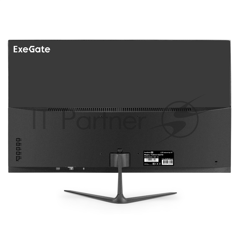 Монитор 27 ExeGate ProSmart EZ2700 (IPS LED Grade A+, FHD, 1920x1080@75Гц, 16:9, 250cd/m2, 1000:1, 178°/178°, 5ms, D-Sub, HDMI, Flicker-free, Low Blue Light, FreeSync, кабель HDMI 1.5м, VESA, регулировка наклона (tilt), черный)