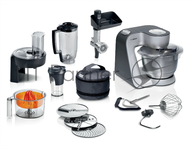 Кухонная машина Bosch MUM58359 1000Вт черный/серый