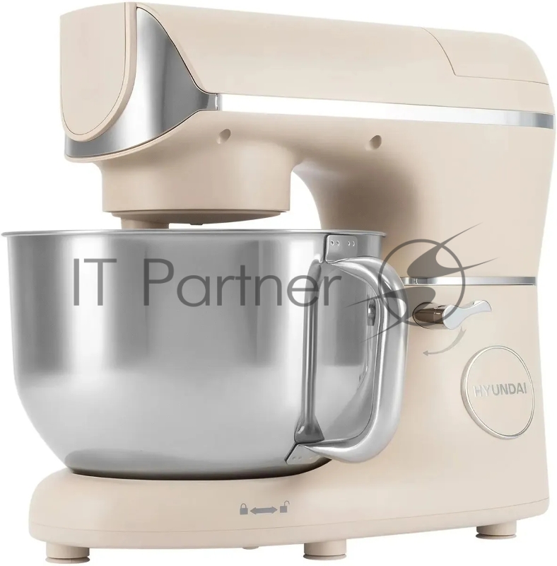 Кухонная машина Hyundai HYM-S9681 планетар.вращ. 1500Вт бежевый