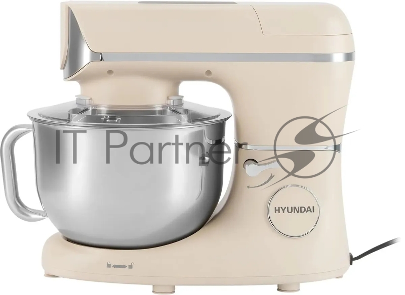 Кухонная машина Hyundai HYM-S9681 планетар.вращ. 1500Вт бежевый