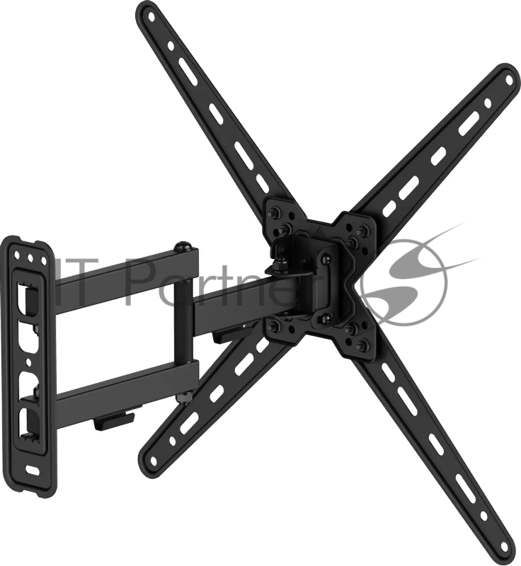 Кронштейн для телевизора Ultramounts UM958 черный 13-55 макс.25кг настенный поворот и наклон