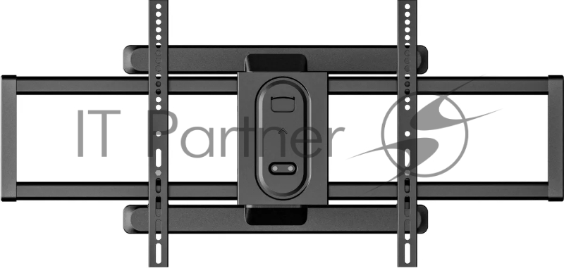 Кронштейн для телевизора Ultramounts UM970 черный 95-120 макс.60кг настенный поворот и наклон