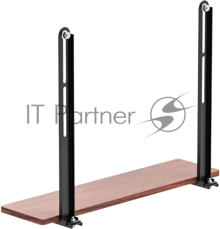 Подставка для аксессуаров Ultramounts UM313B черный/орех макс.10кг настенный