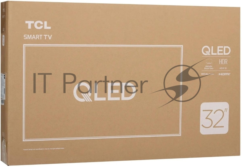 Телевизор TCL 32 32S5K-UZ черный QLED FULL HD 60Hz Smart TV