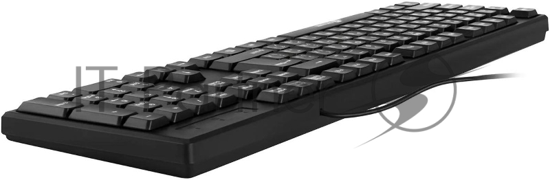 Клавиатура проводная Oklick 100M/100M HW3 черный USB