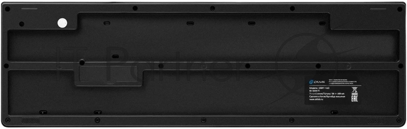 Клавиатура проводная Oklick 100M/100M HW3 черный USB