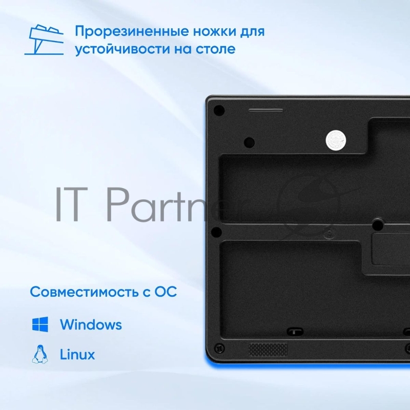 Клавиатура проводная Oklick 100M/100M HW3 черный USB