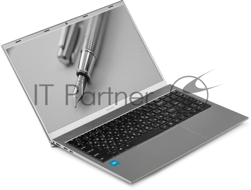 Ноутбук Echips Envy NB156A Celeron N5095 8Gb SSD240Gb Intel UHD Graphics 15.6 IPS FHD (1920x1080) Windows 11 Home grey WiFi BT Cam 4500mAh