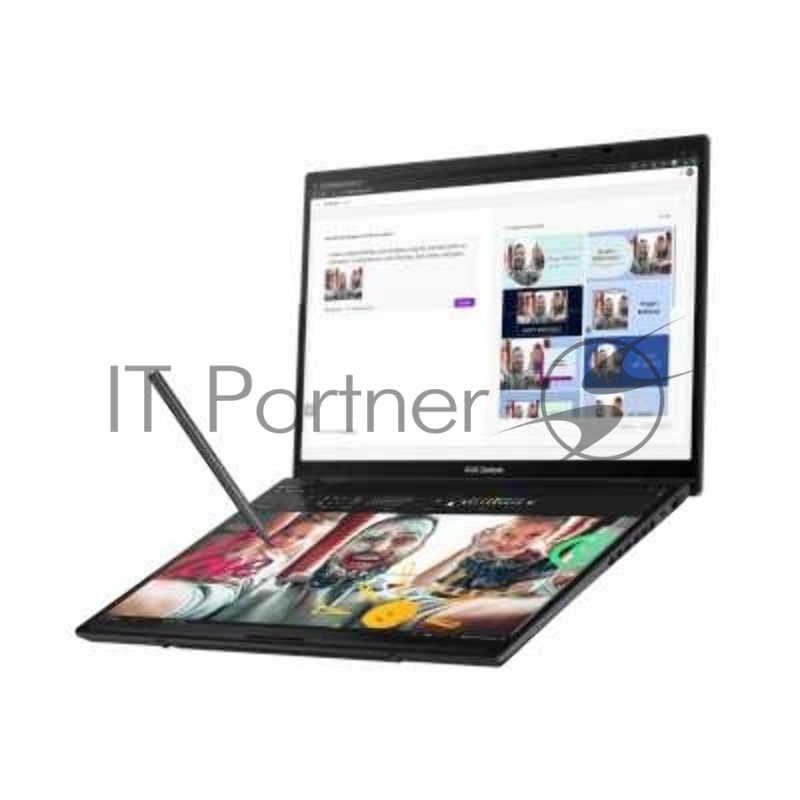 Ноутбук ASUS Zenbook Duo Special UX8406CA-PZ267X Intel Core Ultra 9 285H/LPDDR5X 32GB 2TB/Intel Arc Graphics /14 3K (2880 x 1800) OLED 16:10OLED 16:10 TOUCH,WiFi 7+BT 5.4/ WIN11 PRO/1.39 kg/Inkwell Gray/Styl