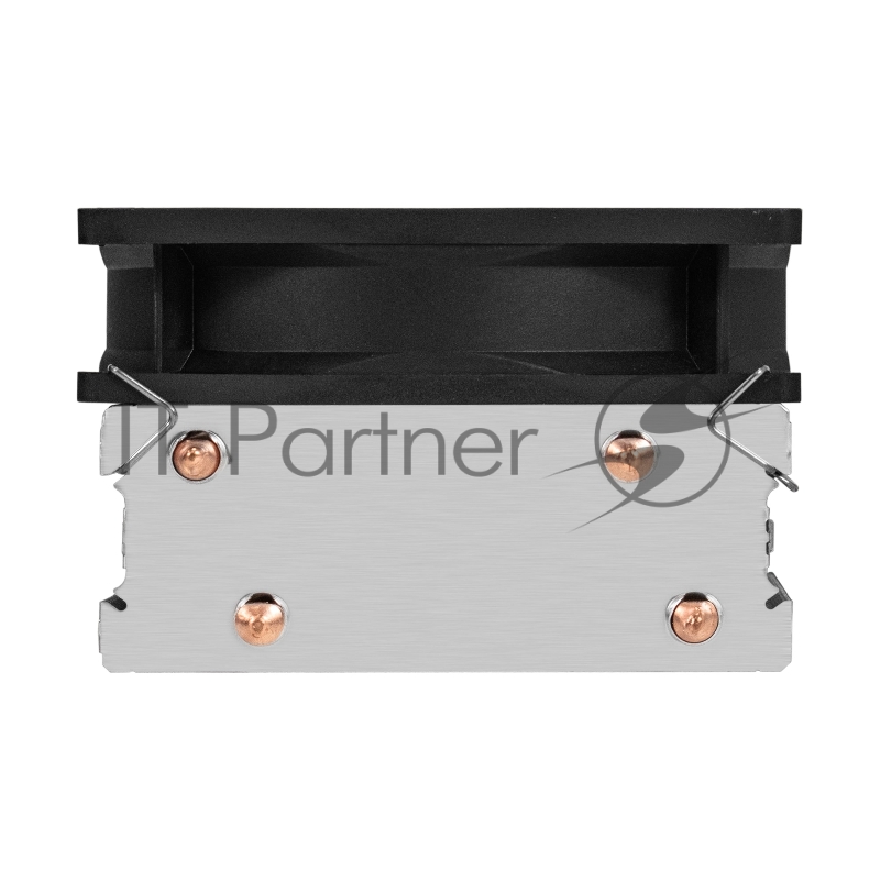 Кулер ExeGate Wizard EXX200-PWM.RGB (Al+Cu, 2 тепл.трубки, LGA775/1150/1151/1155/1156/120 TDP 95W, Fan 90mm, PWM, 800-2400RPM, Hydro bearing, 4pin, 11-24db, 305г, RGB подсветка, с термопастой,