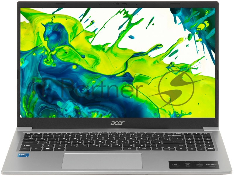 Ноутбук 15.6 IPS FHD Acer Aspire AL15-33P-C7ST silver (Intel N150/8Gb/256Gb SSD/VGA int/noOS) (NX.D2EER.001)