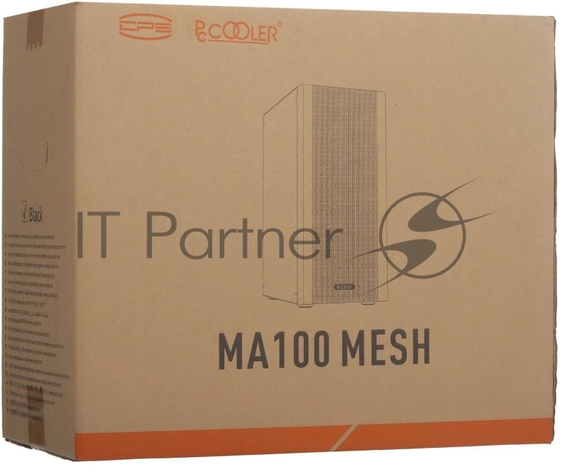 Корпус PcCooler MA100 MESH BK черный без БП ATX 3x120mm 1xUSB2.0 1xUSB3.0 audio bott PSU
