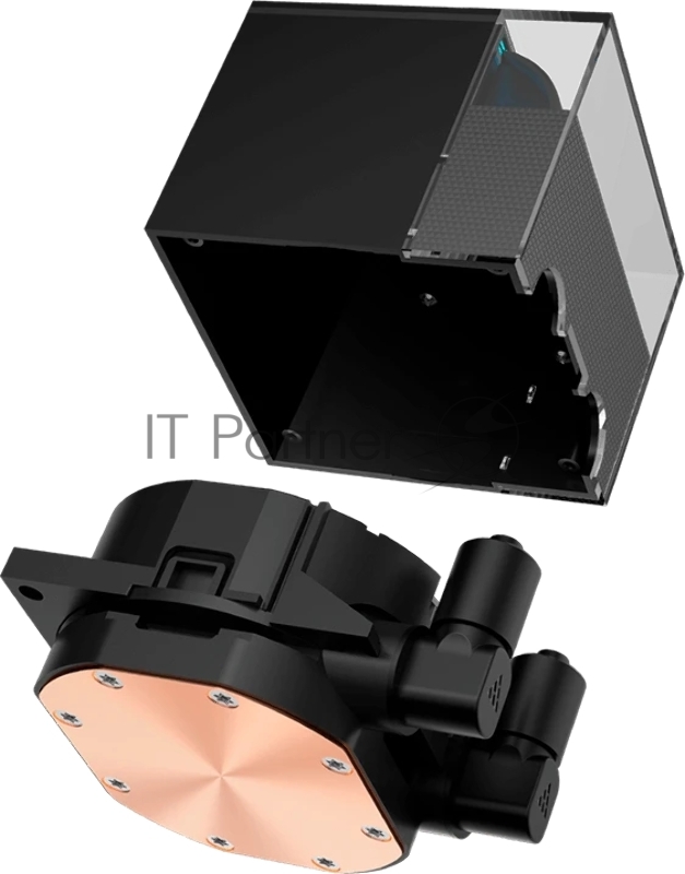 Система жидкостного охлаждения PcCooler DS360 Display ARGB Soc-AM5/AM4/1200/1700/1851 черный 4-pin 39.8dB Al LCD 310W Ret (DS360-BKAWXY-GL)