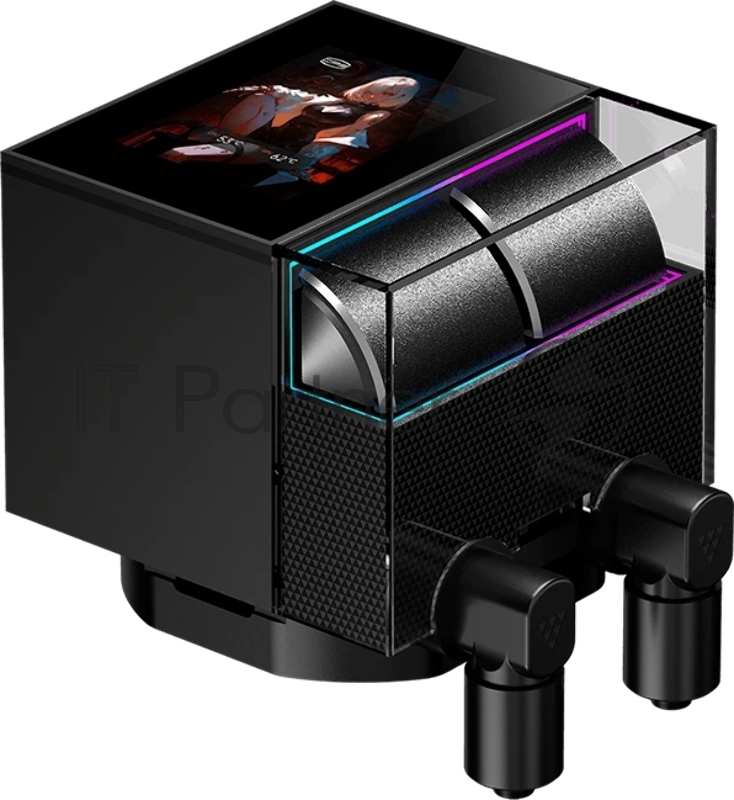 Система жидкостного охлаждения PcCooler DS360 Display ARGB Soc-AM5/AM4/1200/1700/1851 черный 4-pin 39.8dB Al LCD 310W Ret (DS360-BKAWXY-GL)