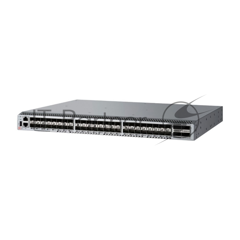 Коммутатор Brocade G620 64-port FC Switch, ALL 64 port licensed (48x SFP+, 4x QSFP+), included 64x FC 32Gb SWL SFP transceivers, Enterprise Bundle License, FOS 9.1.1, 2x PS 250W, Port Side Exhaust Air Flow, Rackrails Kit