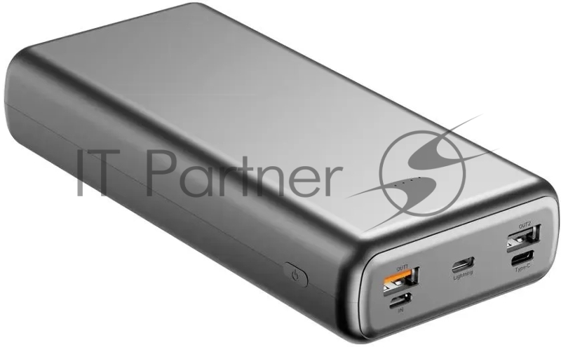 Мобильный аккумулятор TFN Solid PB-283 30000mAh QC/PD 20W 3A 3xUSB-A/USB-C черный (TFN-PB-283-BK)