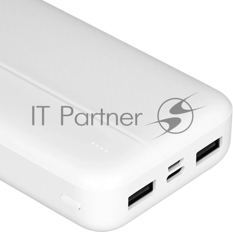 Мобильный аккумулятор TFN Solid PB-282 20000mAh 11W 2.1A 2xUSB-A белый (TFN-PB-282-WH)