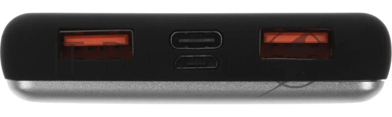 Мобильный аккумулятор Redline PDP-3A 10000mAh 3A 2xUSB-A/USB-C серебристый (УТ000018984)