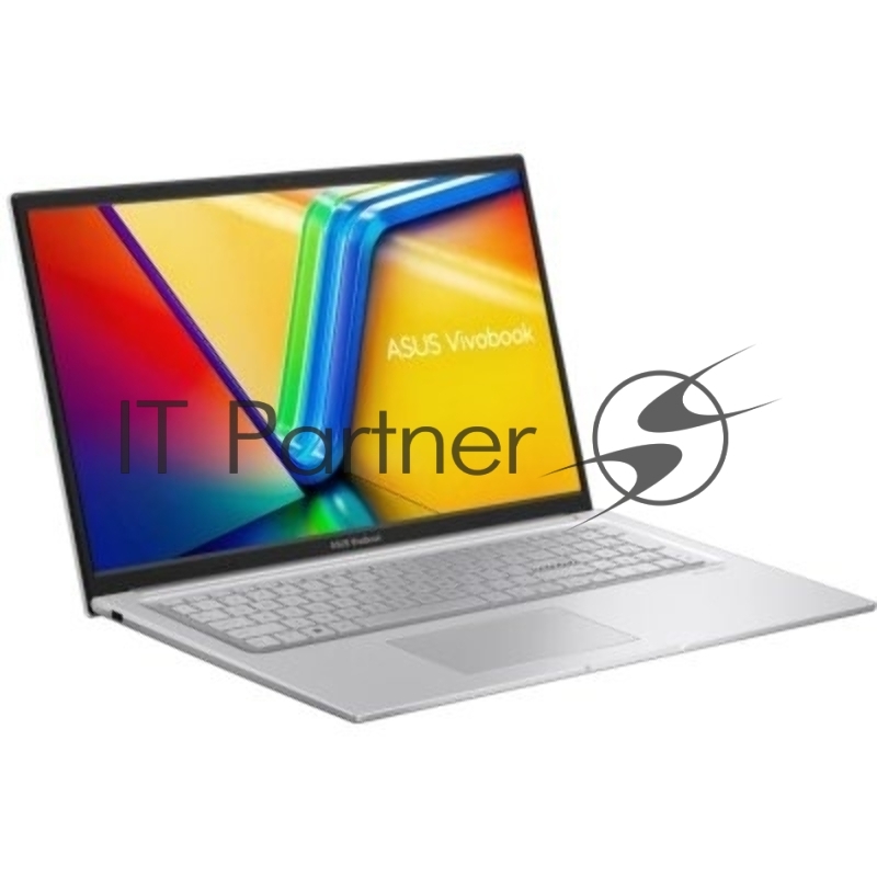 Ноутбук ASUS VivoBook 17 X1704VA-AU1107 Intel Core i7 150U 1800MHz/17.3/1920x1080/16GB/10 SSD/Intel Graphics/Wi-Fi/Bluetooth/Windo 11 Pro (90NB13X1-M00MT0_Win11P) Silver