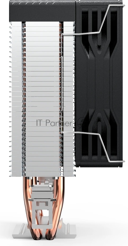 Кулер для процессора CBR CBR-CC-2115-RGB-PWM Al+Cu, 2 heat pipes, Socket 775/1155/1156/1150/1151/1200/1 TDP 115W, 90mm Fan, 2600RPM, HB, RGB, PWM, 32db