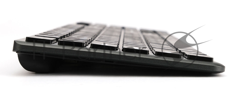 Беспроводная клавиатура Gembird KBW-8460, полноразмерная, 103кл+5 доп, 12Fn, порт Type-C, ножничная, тихая, BT 5.0/2.4 ГГц, черная