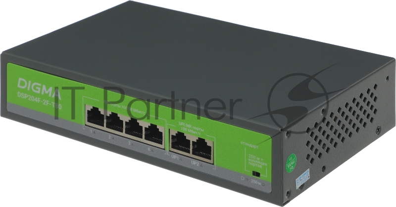 Коммутатор Digma DSP716G-4C-R300 (L2+) 16x1Гбит/с 4xКомбо(1000BASE-T/SFP) 300W управляемый