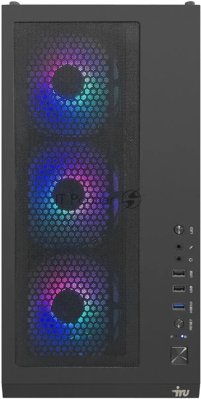 Компьютер IRU Tactio 510B7GP TWR i7 14700F (2.1) 32Gb SSD1Tb RTX5060TI 16Gb FreeDOS GbitEth 650W черный (RUS) (2146240)