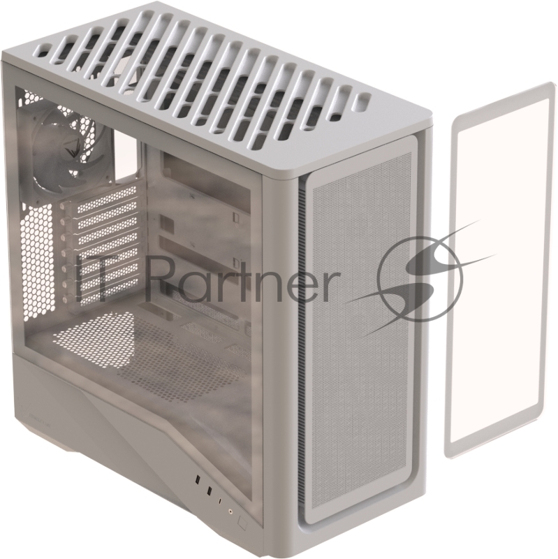Компьютерный корпус Formula V Line Air Power G9 DUO PA White, ATX, TYPE-C*1, USB3.0*2, MESH/GLASS FRONT PANEL, FRONT 3x PERFORMANCE ARGB, REAR 1x PERFORMANCE ARGB
