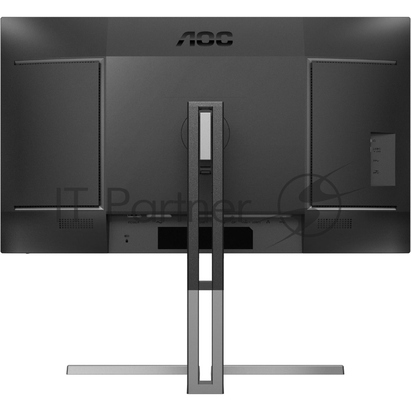 Монитор 27 AOC U27U3CV Black (4K, Nano IPS, 3840x2160, 60Hz, 4 ms, 178°/178°, 400 cd/m, 1300:1 50M:1,2xHDMI 2.0, +DisplayPort 1.4, DP Out, 4 x USB3.2 type A Gen2, USB-C Docking (96Вт), LAN, SPK, Pivot)