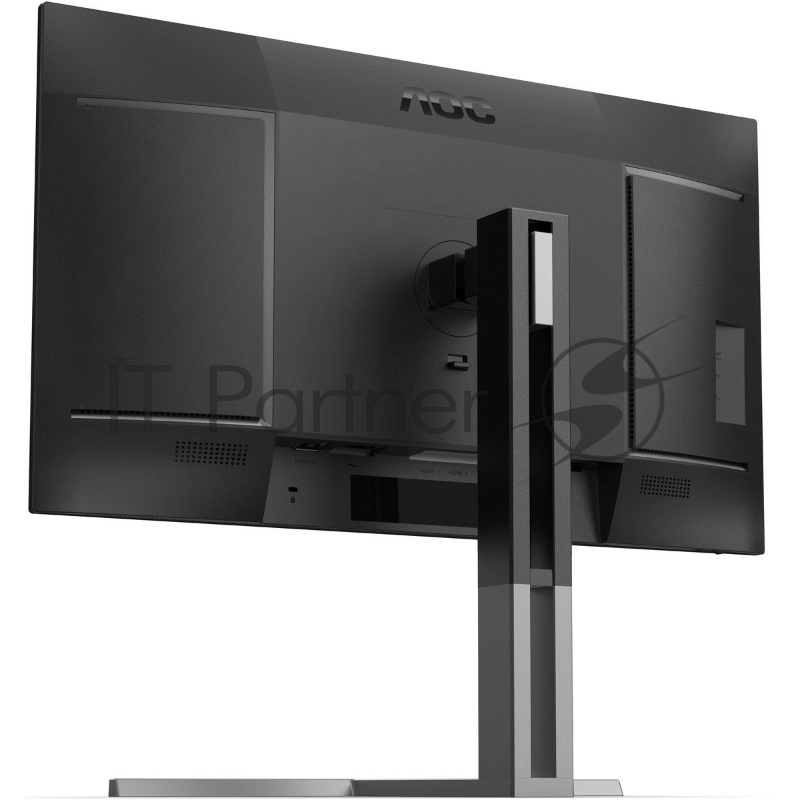 Монитор 27 AOC U27U3CV Black (4K, Nano IPS, 3840x2160, 60Hz, 4 ms, 178°/178°, 400 cd/m, 1300:1 50M:1,2xHDMI 2.0, +DisplayPort 1.4, DP Out, 4 x USB3.2 type A Gen2, USB-C Docking (96Вт), LAN, SPK, Pivot)
