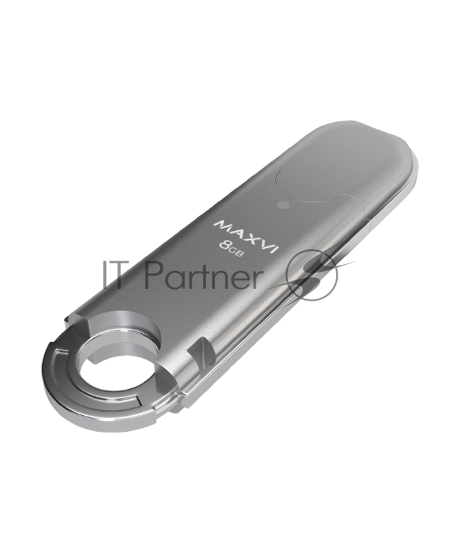 USB флеш-накопитель Maxvi P2 8GB silver (FD8GBUSB20C10P2).